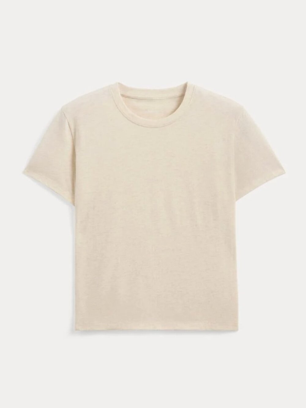 Everlane Heathered Oat The Organic Cotton Box-Cut Tee (no pocket)In Size S NWT